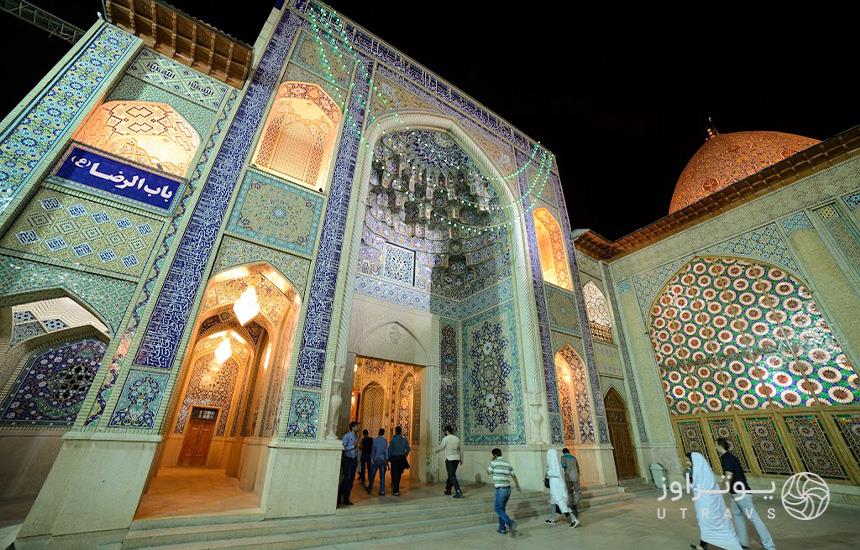 باب الرضای  حرم شاهچراغ شیراز